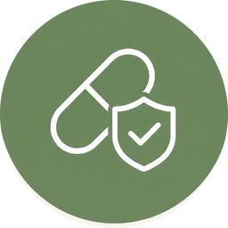 Medication safety icon